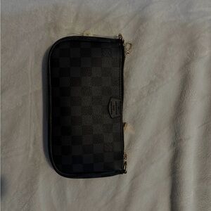 Louis Vuitton Black Checkered Pouch